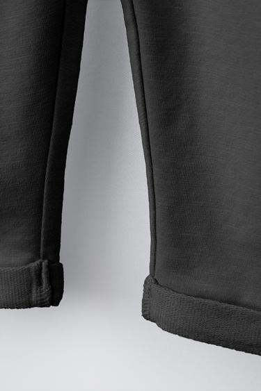 PANTALÓN SAROUEL BAGGY - Gris antracita de Zara