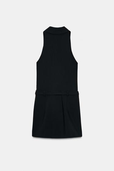 MINI BLAZER-EFFECT DRESS - Black by Zara - Image 6