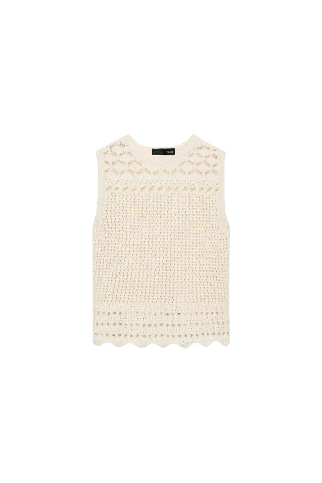 POINTELLE KNIT TOP - image 3