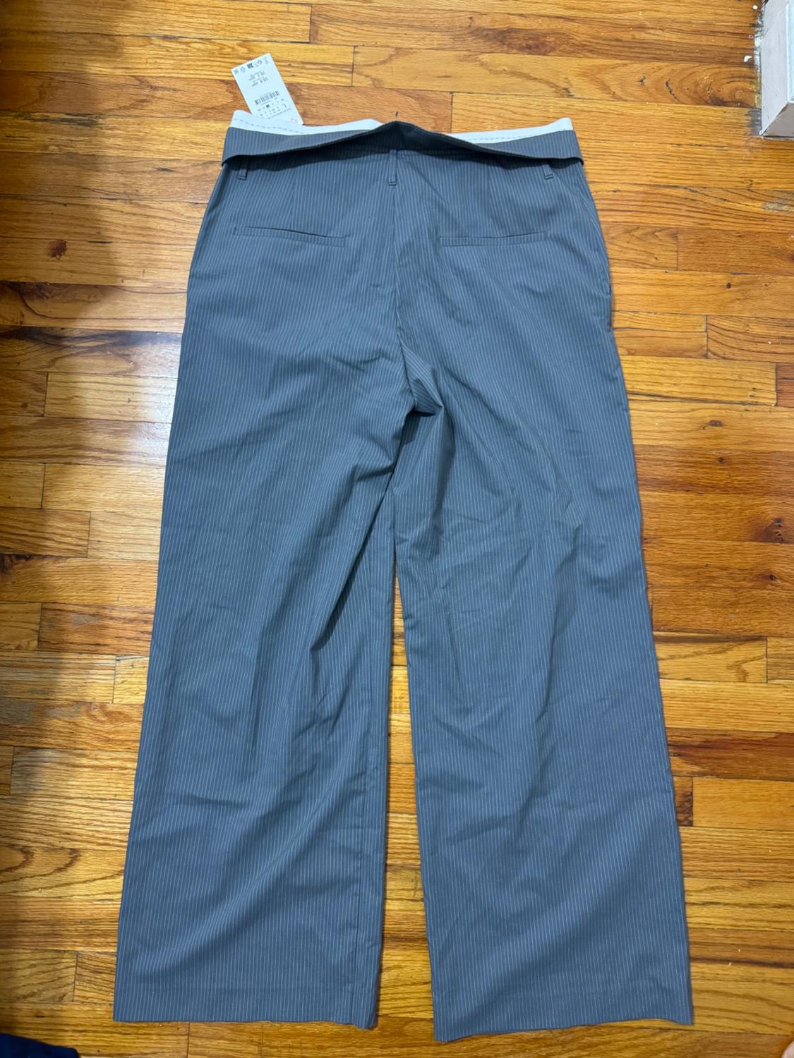 TOPSTITCHED TURNED-DOWN WAIST PANTS - Image 3