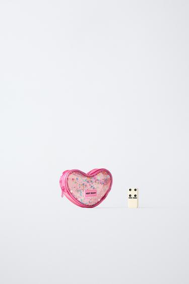 HEART VINYL WALLET - Pink by Zara - Image 5