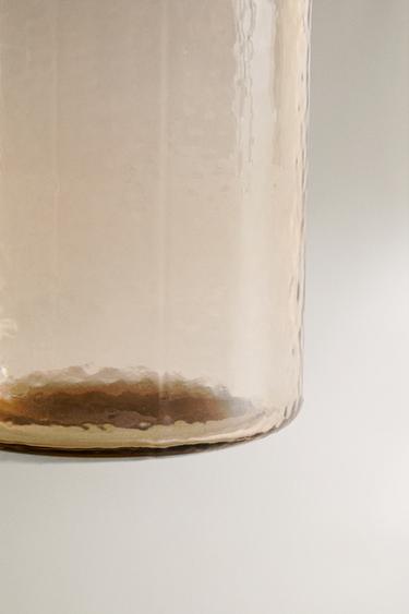 VERRE EN VERRE RECYCLABLE MARTELÉ - Caramel de Zara - Image 3
