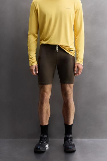 TRAINING LEGGINGS - Khaki by Zara