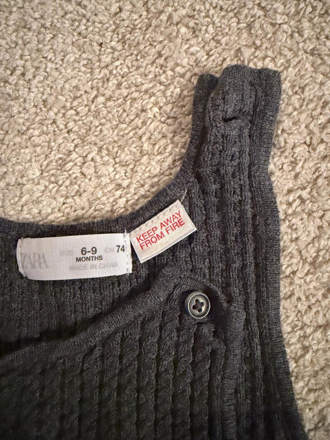 CABLE-KNIT DUNGAREES - Image 3