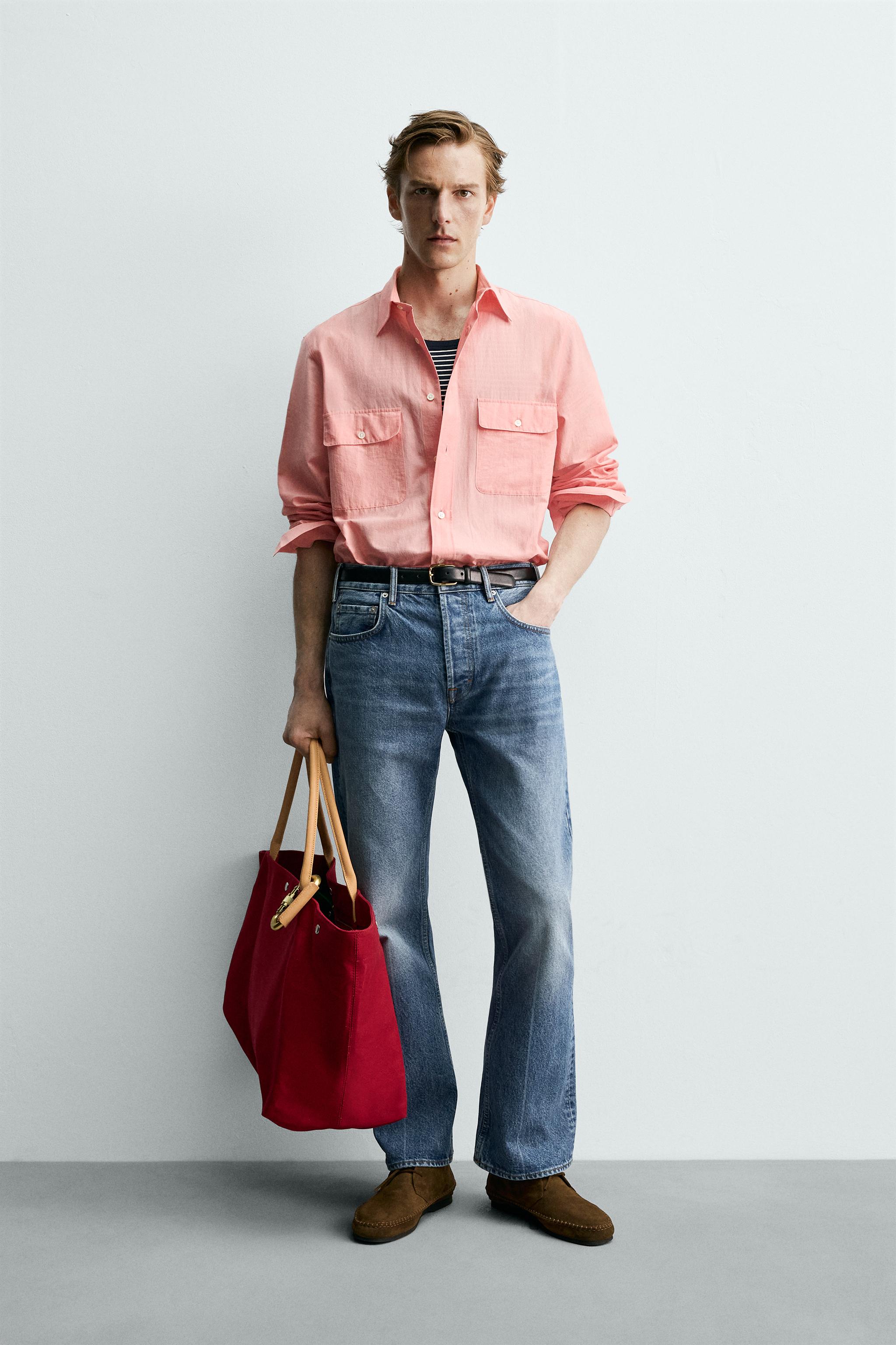 REGULAR FIT FLOWY POCKET SHIRT AARON LEVINE X ZARA