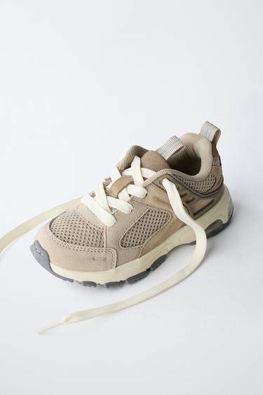 MULTI-PIECE TRAINERS - Sand Brown by Zara - Image 2