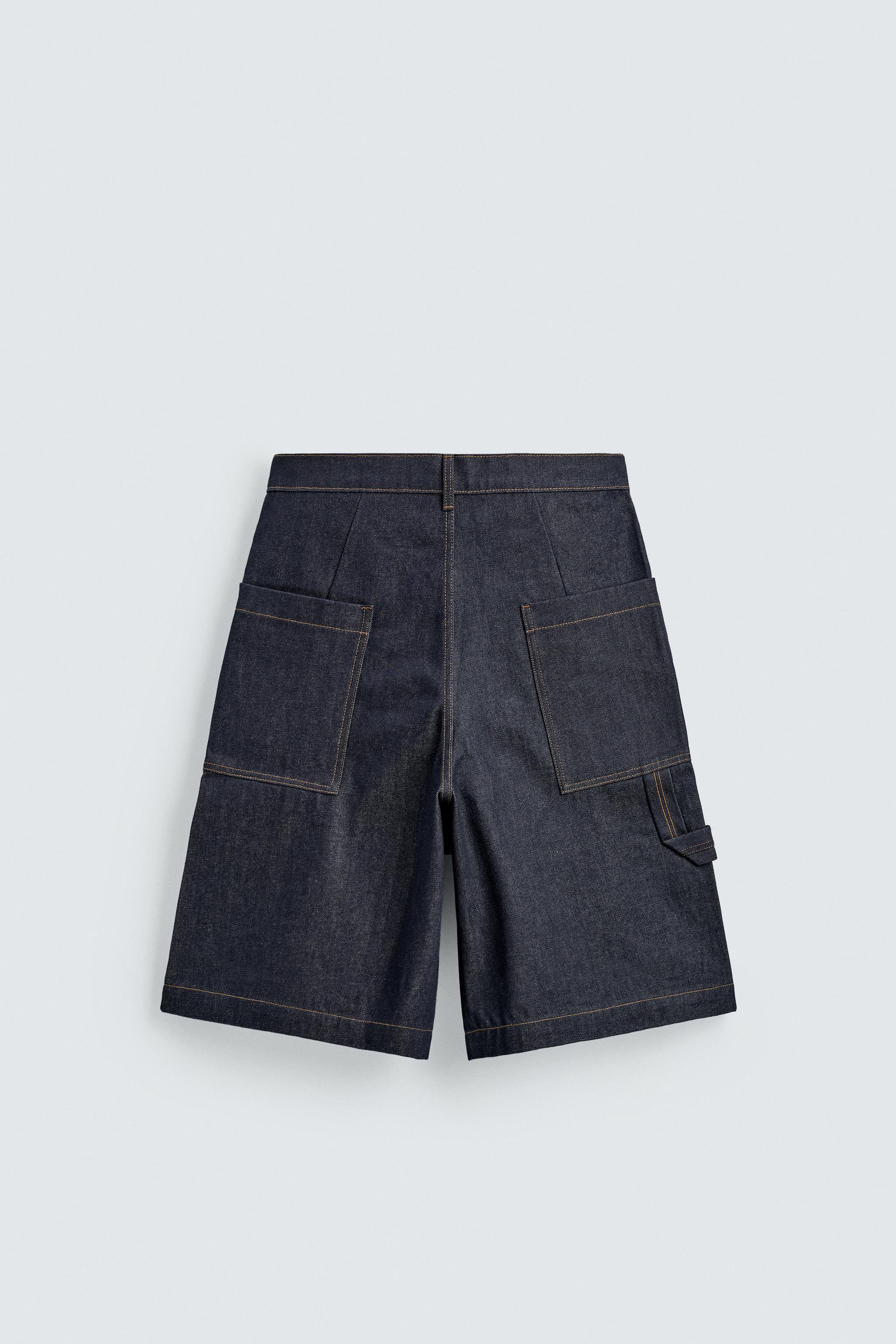リラックスフィットデニムジョーツ リラックスフィットデニムジョーツ - インディゴブルー | ZARA Japan