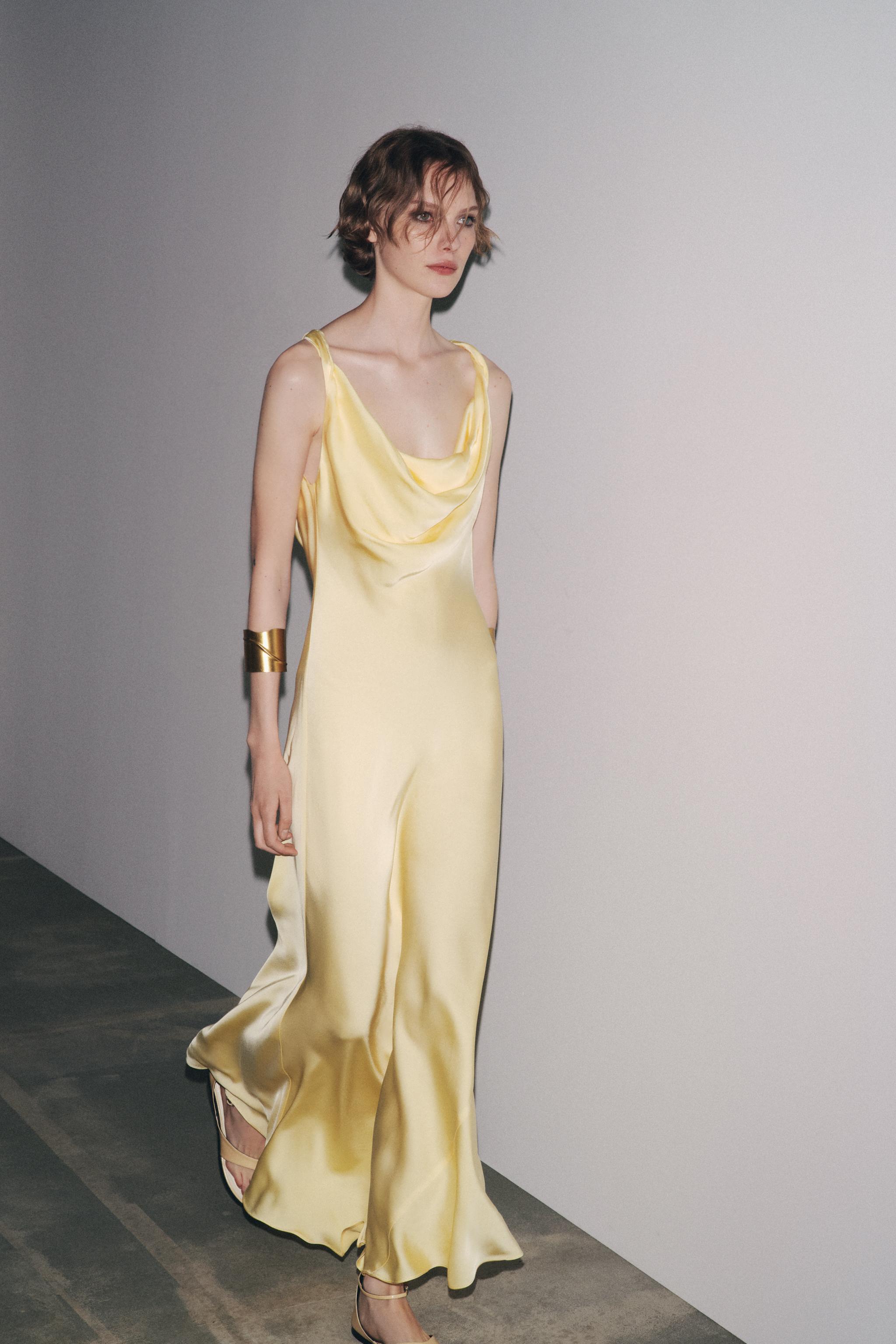 ZW COLLECTION SATIN LONG DRESS