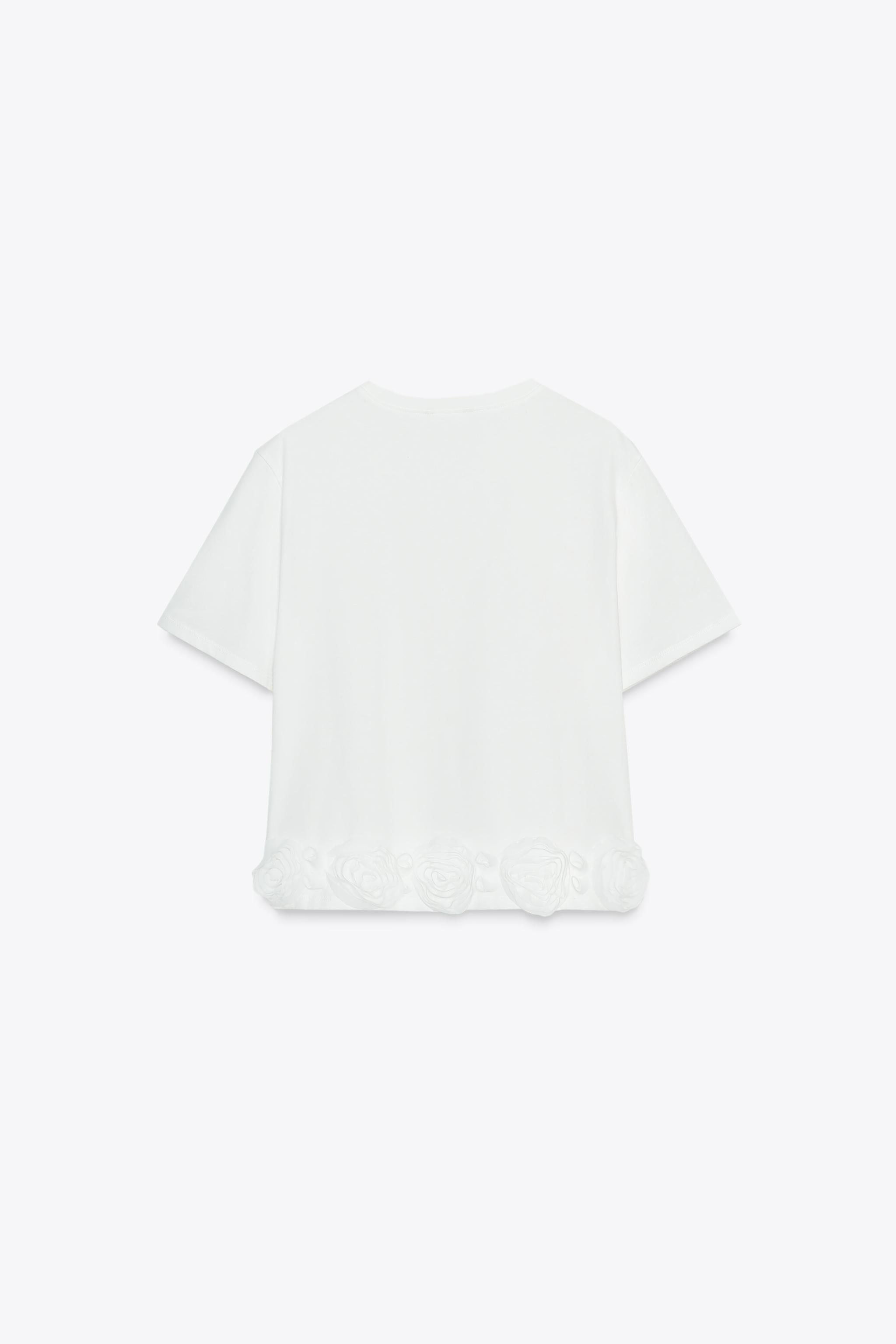 TEXTURED ROSE T-SHIRT