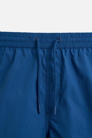 BASIC MID-LENGTH SWIMMING TRUNKS - Blue by Zara - Image 7