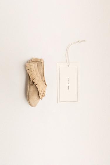 CHAUSSURES CUIR - Marron sable de Zara - Image 7
