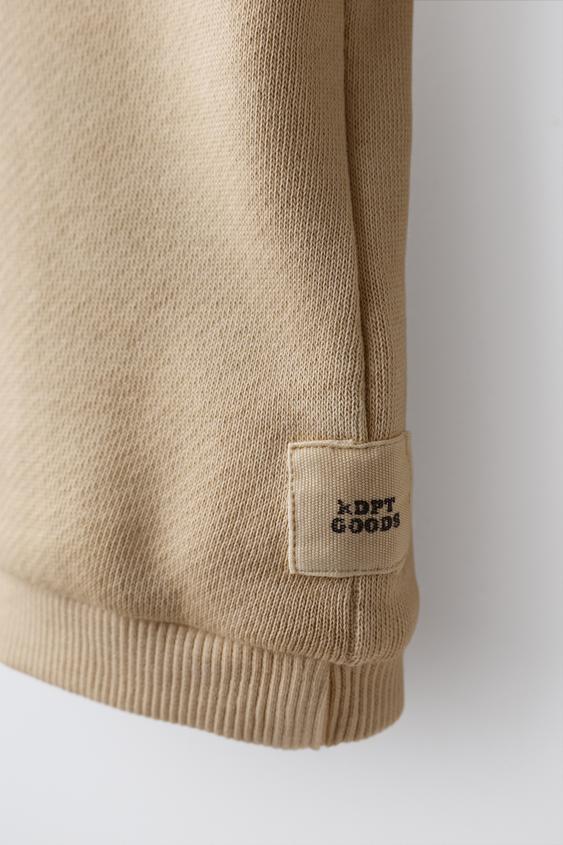 ENSEMBLE SWEAT POLO ET PANTALON DE JOGGING - Beige clair de Zara - Image 4