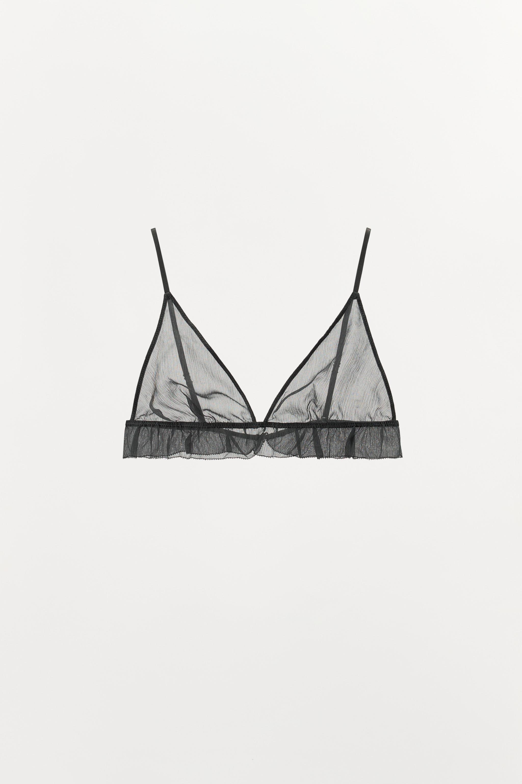 100% SILK TRIANGLE BRALETTE
