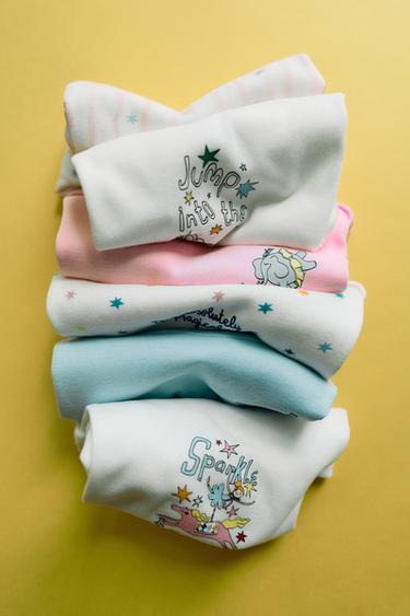 LOT DE TROIS BODYS IMPRIMÉ CIRQUE - Multicolore de Zara