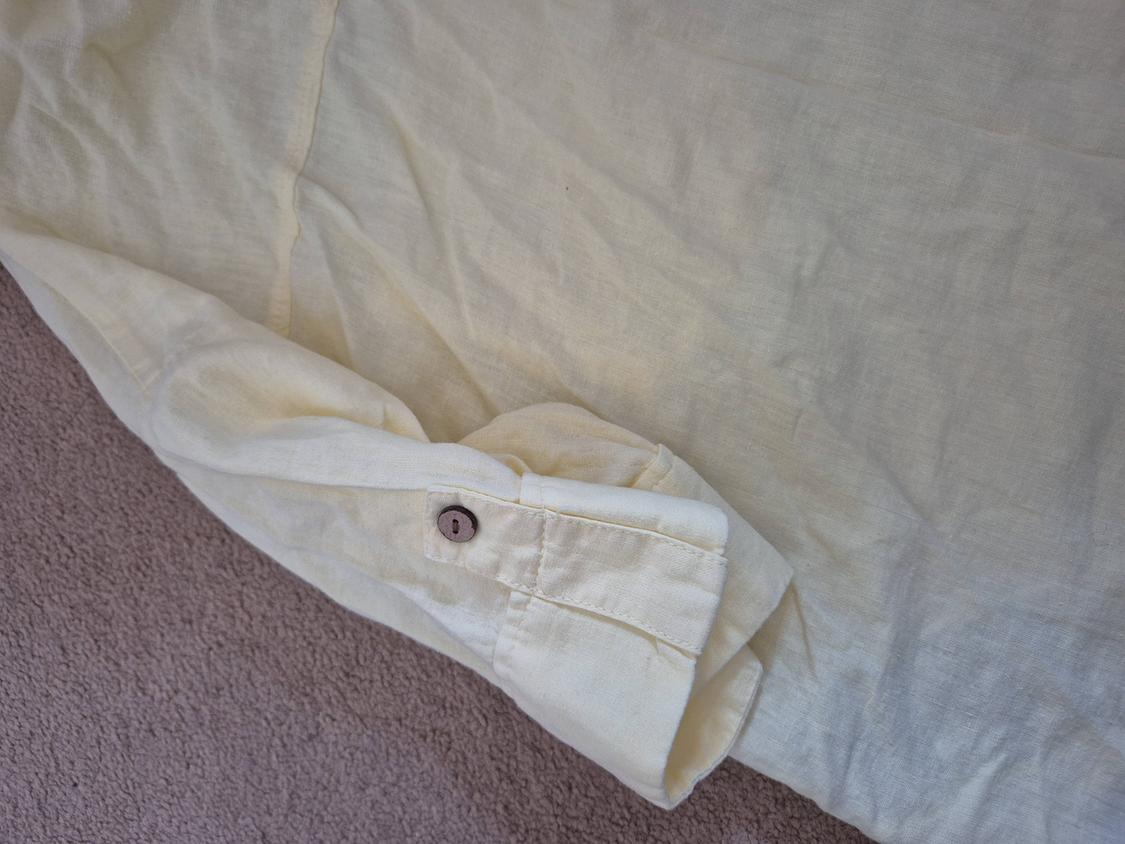 CROPPED LINEN BLEND SHIRT - Image 3