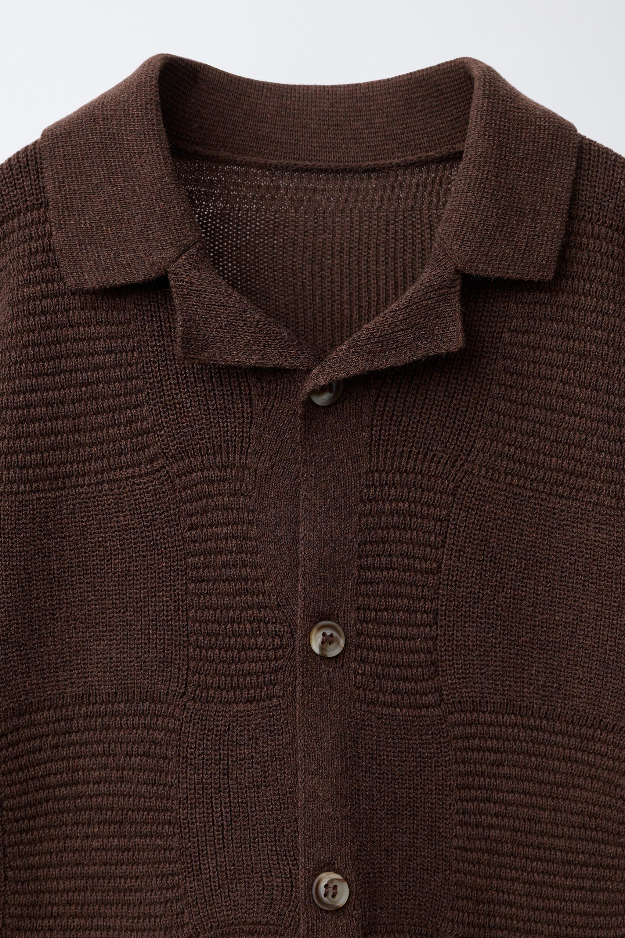 CROCHET KNIT SHIRT