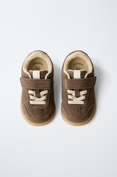 LEATHER BAREFOOT PLIMSOLLS - Chocolate by Zara - Image 8