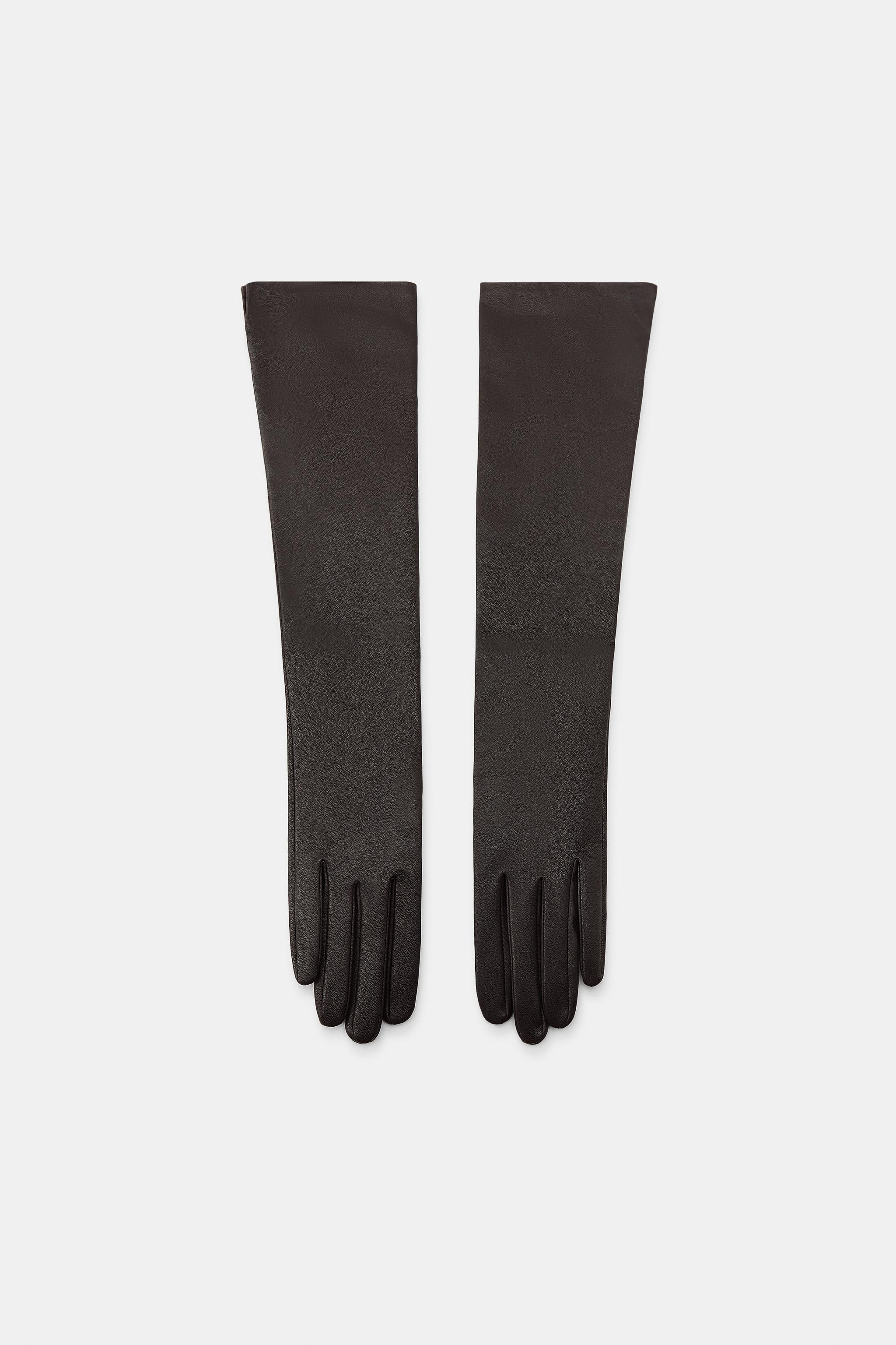 GANTS LONGS 100% CUIR