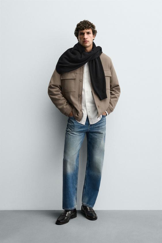 TEXTURED QUILTED OVERSHIRT