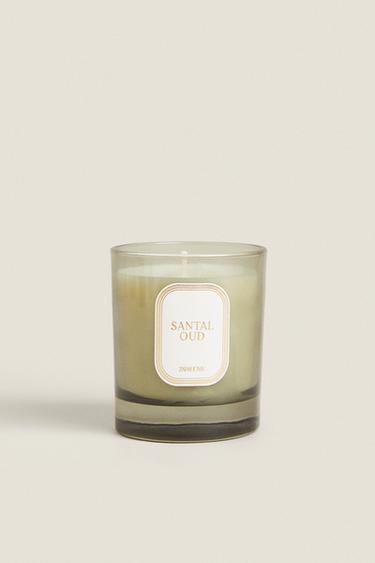 (200 G) BOUGIE PARFUMÉE SANTAL OUD - Marron chiné de Zara - Image 1