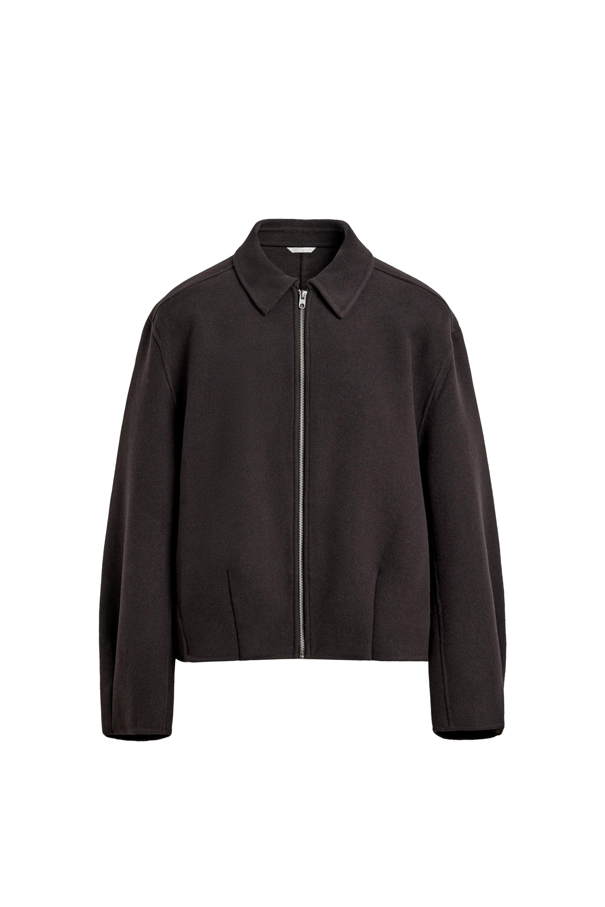 BOXY FIT WOOL BLEND JACKET