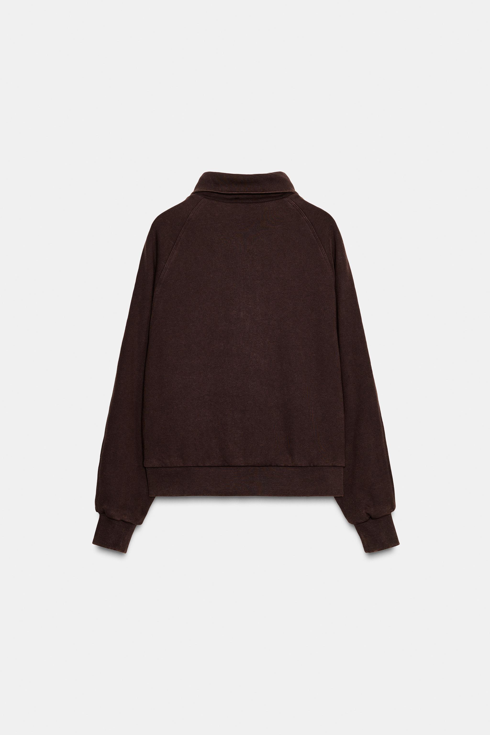WASHED EFFECT FLEECE JACKET