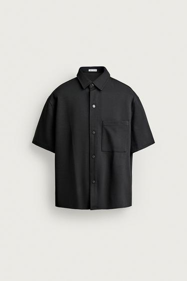 SOBRECAMISA CONFORT NON IRON - Negro de Zara