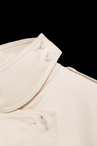 ZW COLLECTION BELTED TRENCH COAT - Light beige by Zara