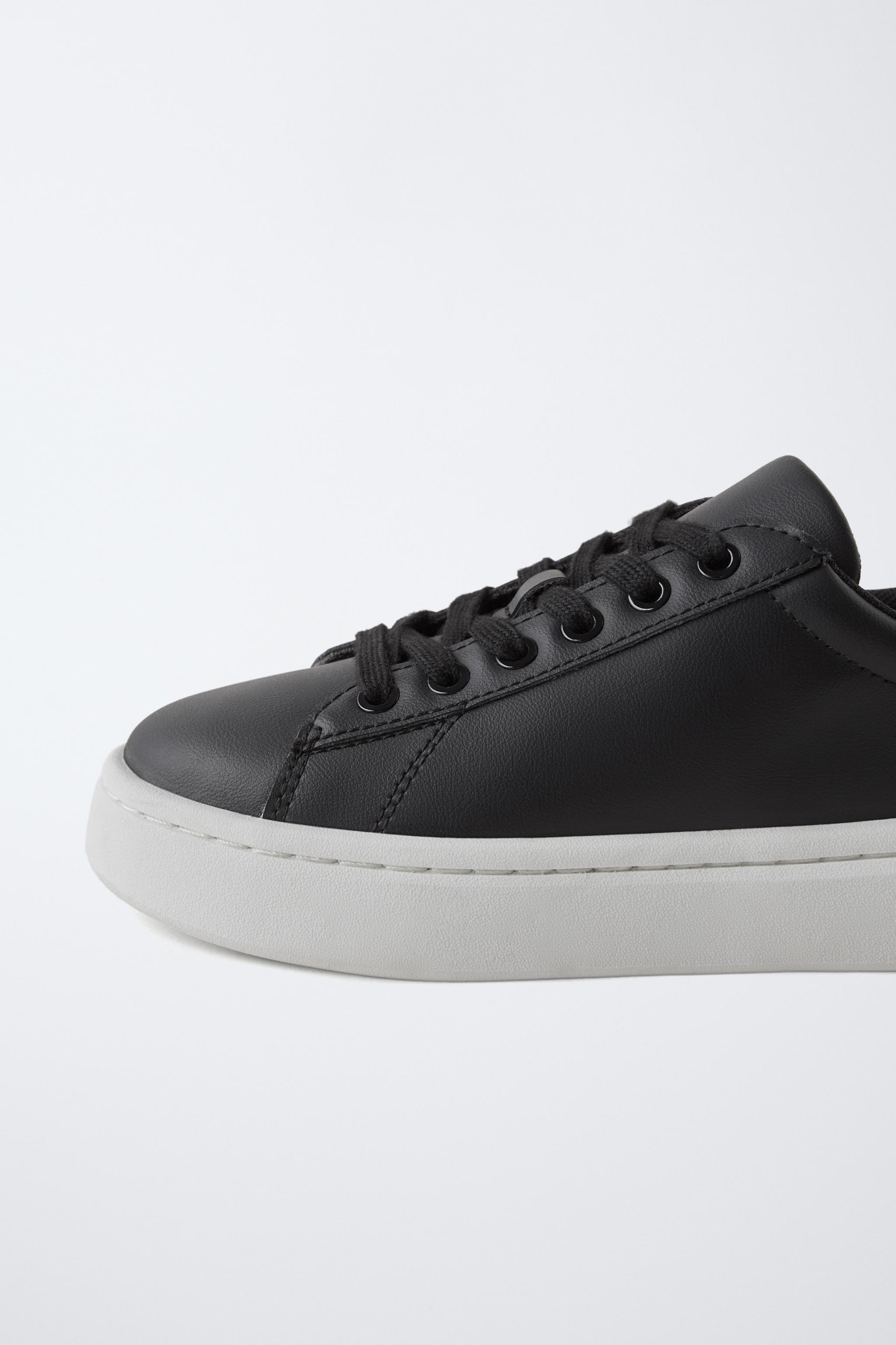 BASIC SNEAKERS - Black | ZARA United States