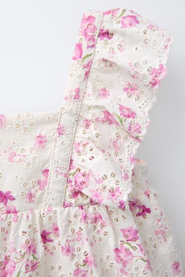 FLORAL PRINT SHIFFLY TOP - Pink by Zara - Image 2