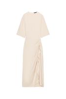 DERİ DÜZ SANDALET - Görsel 2