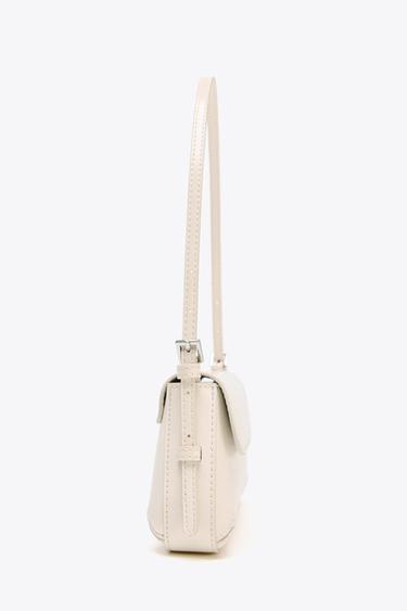 SHOULDER BAG WITH FLAP - white by Zara - Image 5