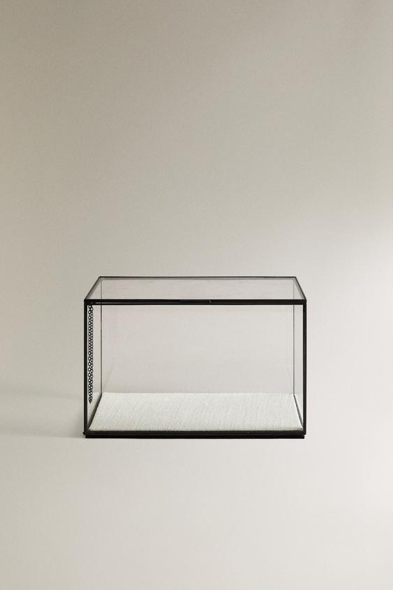 BOÎTE À BIJOUX CONTOUR MÉTAL NOIR - Noir de Zara - Image 0