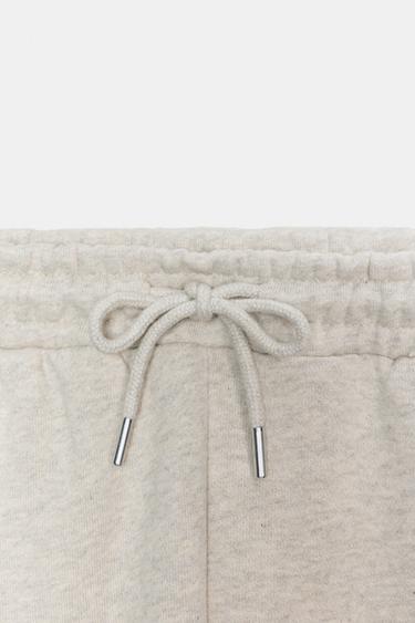 PANTALON JOGGER RUSTIQUE - Beige chiné de Zara - Image 5