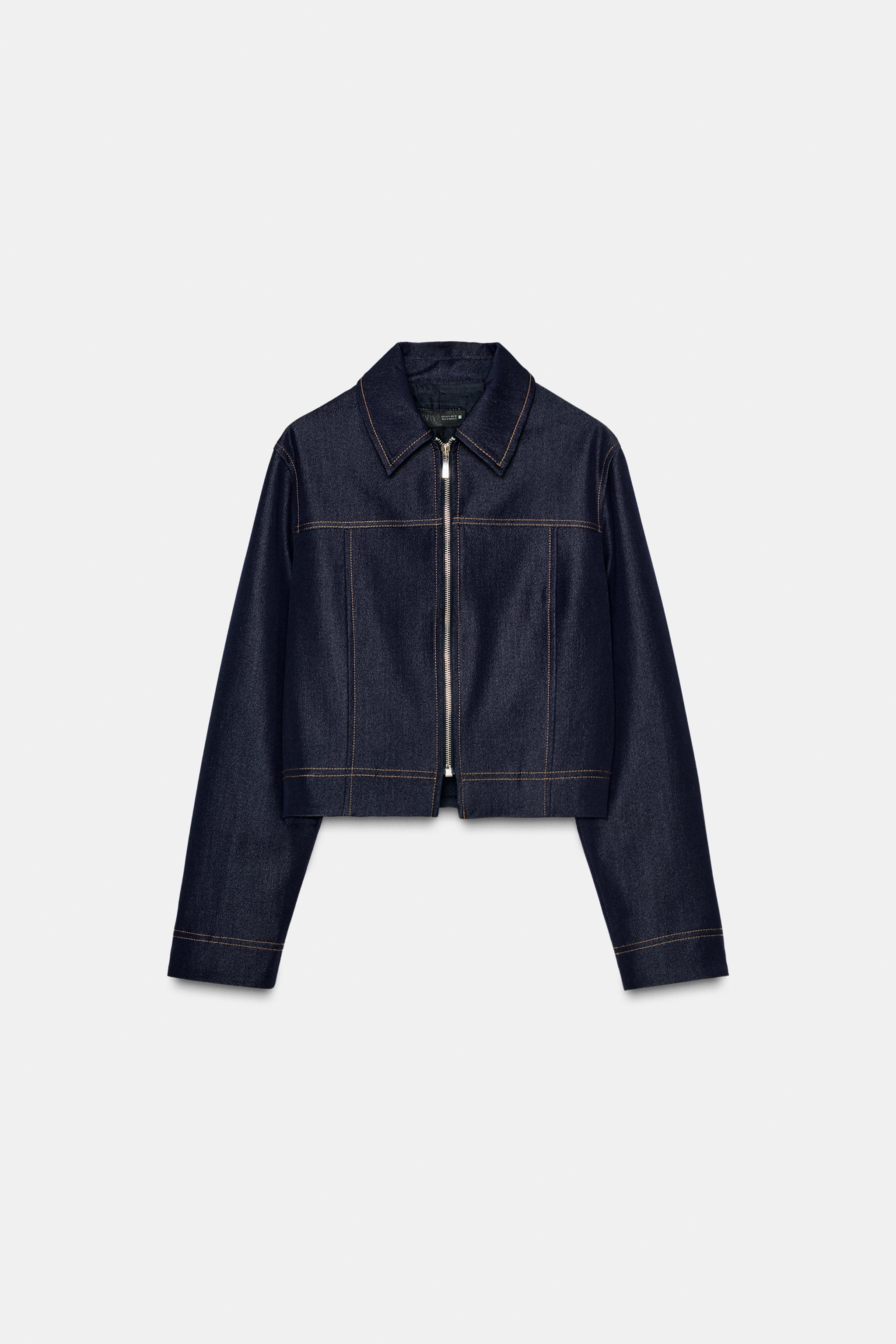 VESTE AVEC SURPIQÛRES À CONTRASTE
