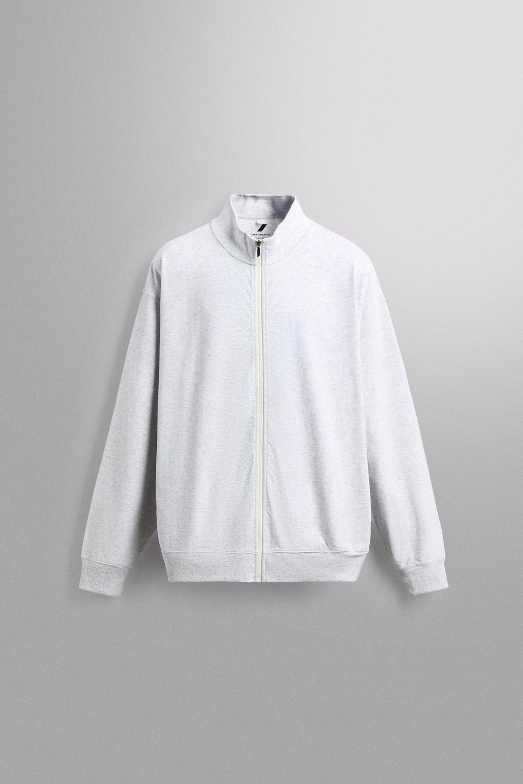 RELAXED FIT QUARTER-ZIP SWEATSHIRT