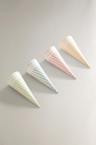 LOT CONNOTRE HELADO RAYAS (LOT DE 16) - Vert / Bleu de Zara - Image 1