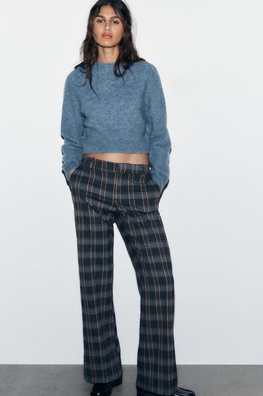 SOFT KNIT JUMPER - Mid-blue by Zara