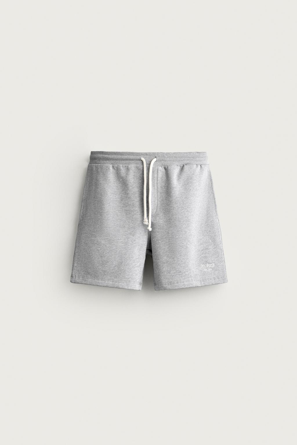 0FR. PARIS X ZARA EMBROIDERED BERMUDA SHORTS