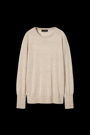 CASHMERE KNIT JUMPER KATE MOSS X ZARA - Sand by Zara - Image 0