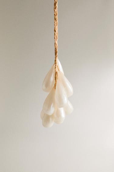 PACK OF PEARL WHITE CHRISTMAS BUNCH CANDLES (PACK OF 10) - White by Zara - Image 0