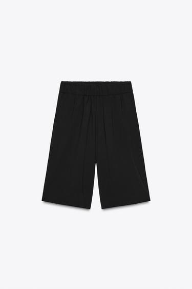 LONG BERMUDA SHORTS - Black by Zara