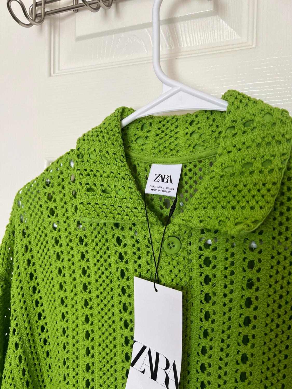 CROCHET KNIT SHIRT - Image 2
