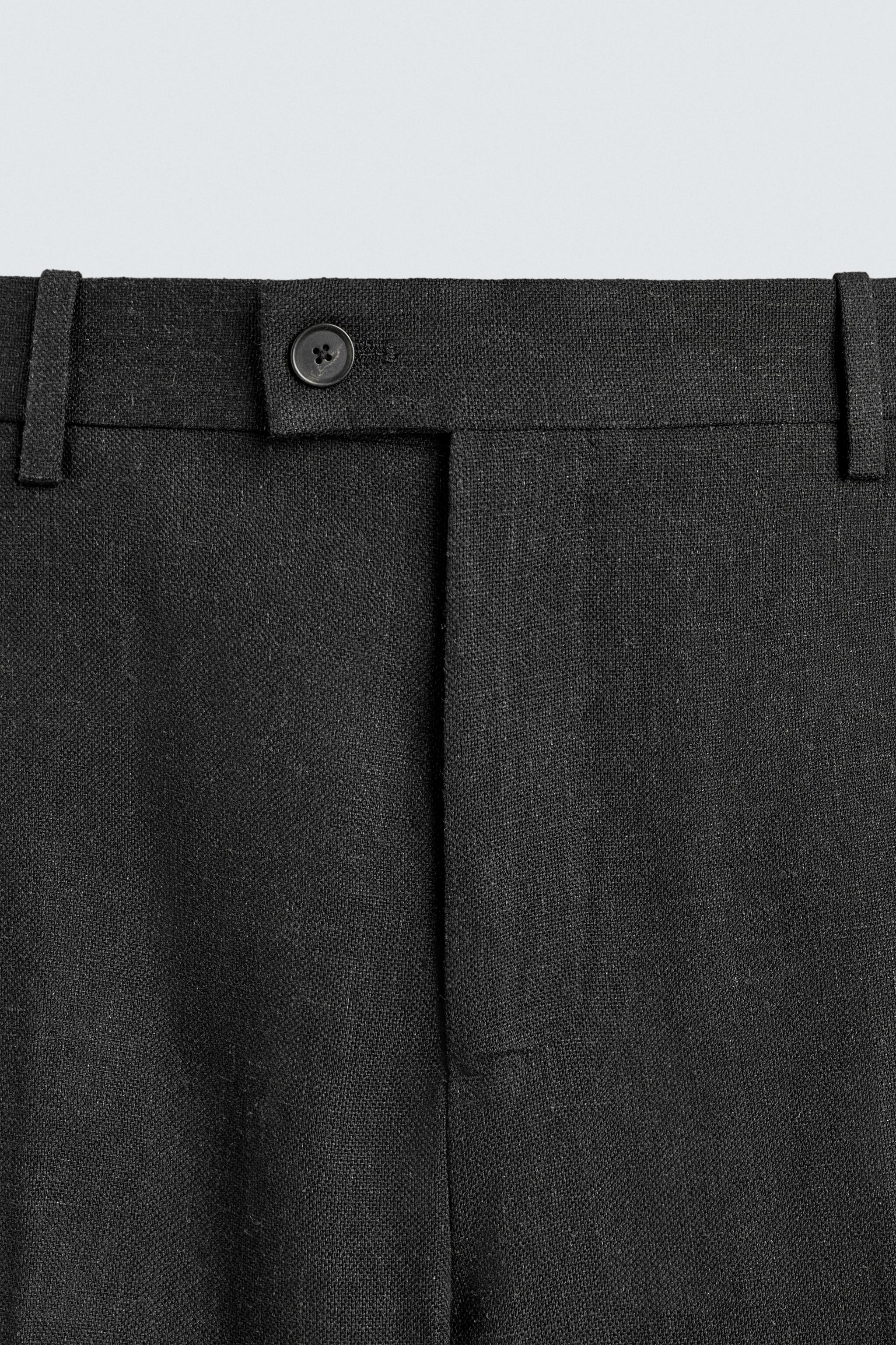 VISCOSE - HEMP SUIT PANTS