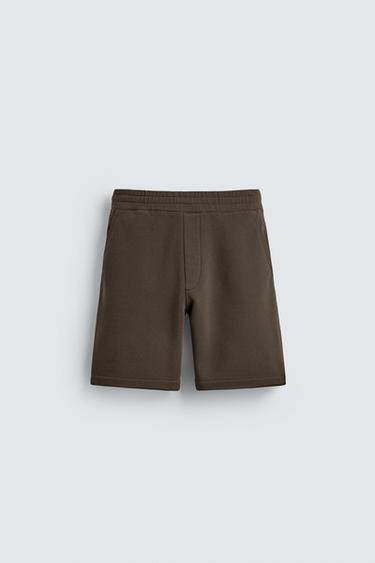BERMUDA JOGGER REGULAR FIT - Marron de Zara - Image 6