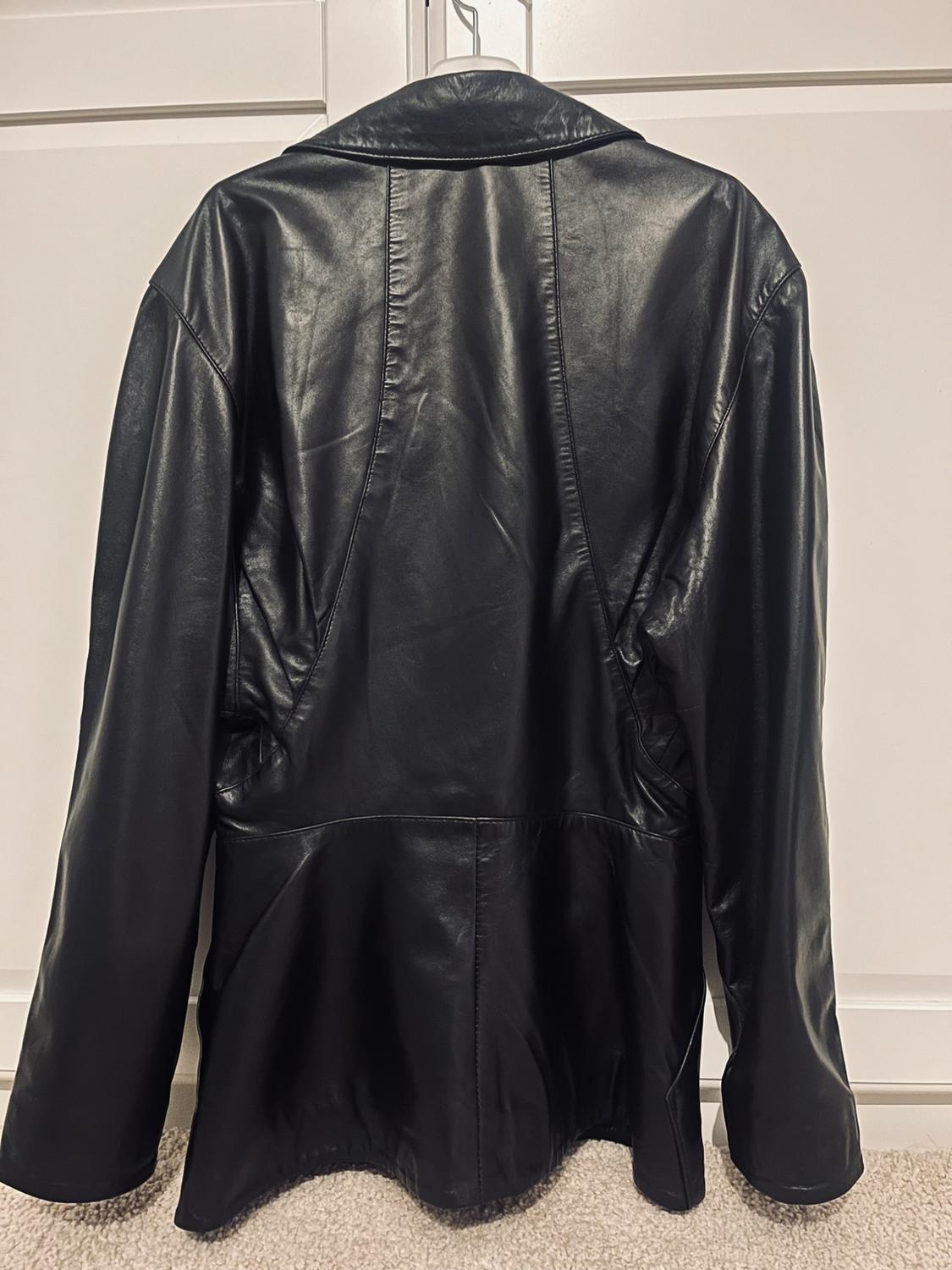 LEATHER BELTED BLAZER - LIMITED EDITION - Image 2