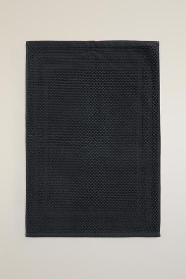 COTTON BATH MAT — Anthracite grey 2