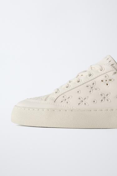 TENNIS OU BASKET AJOURÉE - Blanc de Zara - Image 3