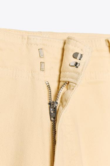 JEAN COUPE LARGE ET TAILLE HAUTE COLLECTION ZW - Jaune clair de Zara - Image 7