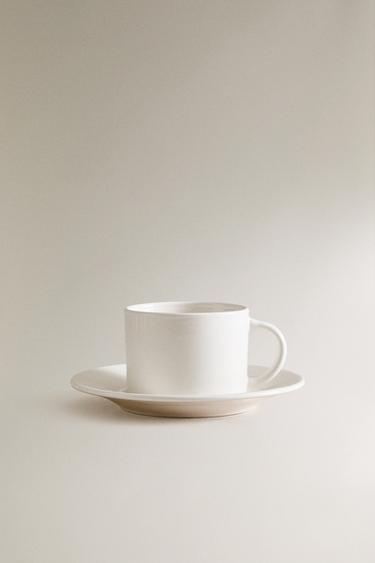 AARDEWERKEN THEEKOP - Wit van Zara